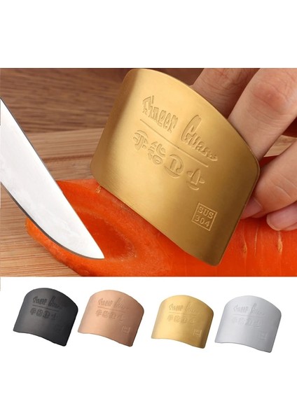 Siyah Stil Paslanmaz Çelik Parmak Koruma Parmak Güvenli Koruyucu Bıçak Sebze Kesme Parmak Koruma Aracı Yaratıcı Mutfak Gadget Araçları (Yurt Dışından) modelleri