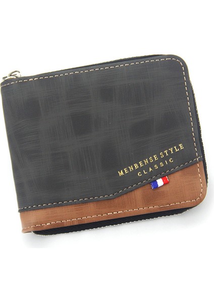 Yeni Erkek Cüzdan Moda Buzlu Büyük Kapasiteli Cüzdan Fermuarlı Çanta Bozuk Para Cüzdanı Erkek Kısa Zincirli Cüzdan Yurt Dışından fırsatları