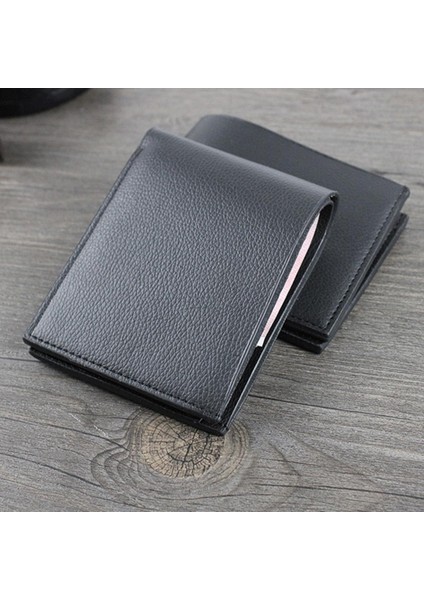 Moda Erkek Bifold Cüzdan Pu Deri Küçük Erkek Para Iş Çantalar Siyah Kahve Kısa Çok Fonksiyonlu Kredi Kartı Sahipleri Yurt Dışından