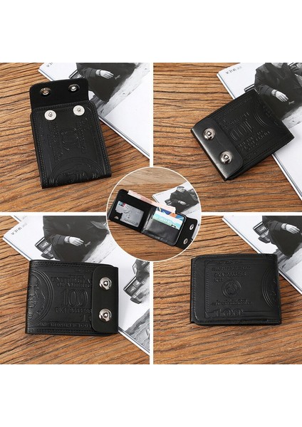 Vintage Erkek Deri Marka Lüks Cüzdan Kısa Ince Erkek Çantalar Para Klip Kredi Kartı Dolar Portomonee Carteria Dropship Yurt Dışından indirimleri