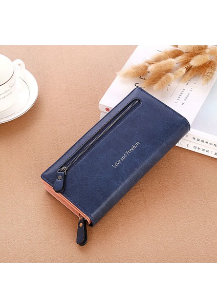 Lüks Kadın Cüzdan Kart Tutucu Moda Bayan Çantalar Çanta Para Bozuk Para Cüzdanı Kadın Debriyaj Uzun Fermuarlı Cüzdan Çanta Çanta Cep Yurt Dışından fırsatları