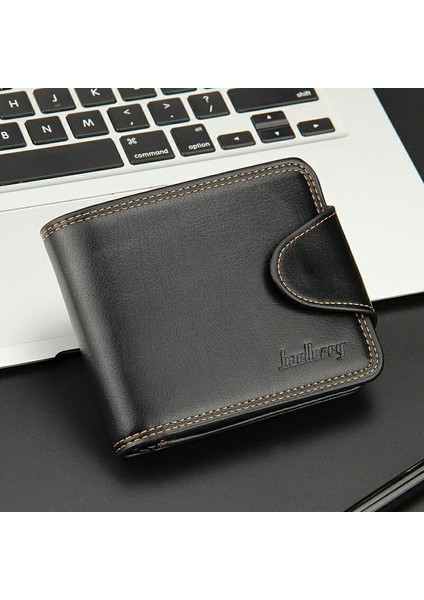 Baellerry Iş Rahat Erkek Cüzdan Yatay Fermuar Tokalı Cüzdan Avrupa ve Amerikan Fan Cüzdan Üreticileri Yurt Dışından
