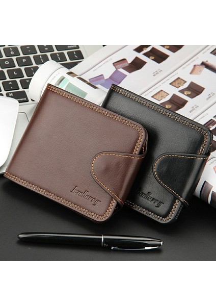 Baellerry Iş Rahat Erkek Cüzdan Yatay Fermuar Tokalı Cüzdan Avrupa ve Amerikan Fan Cüzdan Üreticileri Yurt Dışından modelleri