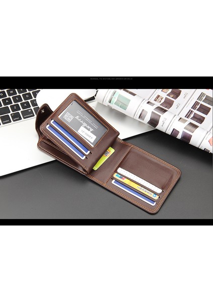 Baellerry Iş Rahat Erkek Cüzdan Yatay Fermuar Tokalı Cüzdan Avrupa ve Amerikan Fan Cüzdan Üreticileri Yurt Dışından fırsatları