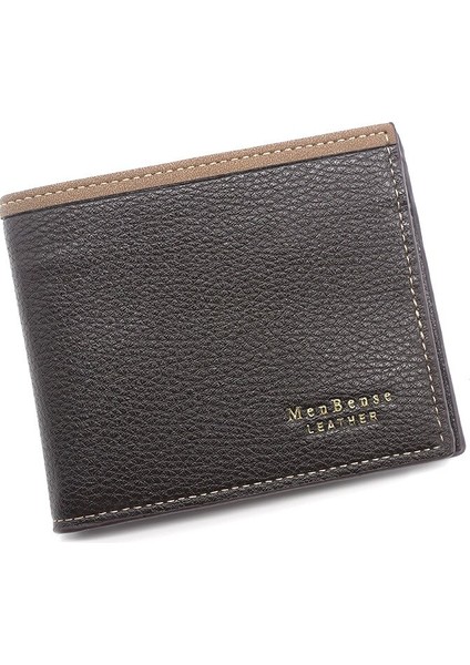 Erkek Cüzdan Pu Deri Kısa Çanta El Çantası Hombre Carteira Vintage Stil Timsah Kuyruğu Kısmı Fu Deri Desen Kütük Yurt Dışından indirimleri