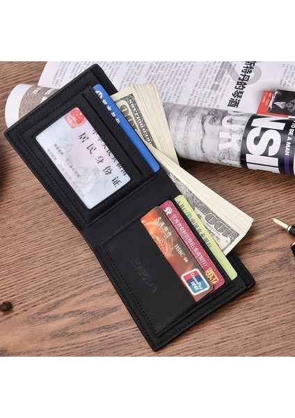 Enine Erkek Cüzdan 2019 Vintage Katı Kısa Bozuk Para Cüzdanı Çok Fonksiyonlu Kart Sahipleri Erkekler Için Basit Deri Cüzdan Iş Yurt Dışından indirimleri