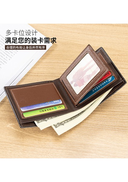 Yeni Erkek Kısa Cüzdan 2020 Gündelik Cüzdan Ince Çoklu Kart Üç Katlı Gevşek Yapraklı Cüzdan Yurt Dışından fiyatları
