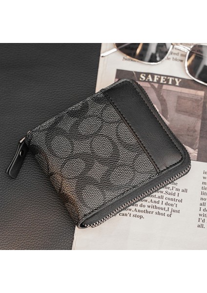 Yeni Moda Gençlik Kısa Cüzdan Gelgit Marka Tüm Maç Klasik Basit Çin Tarzı Erkek Erkek Cüzdan Yurt Dışından modelleri