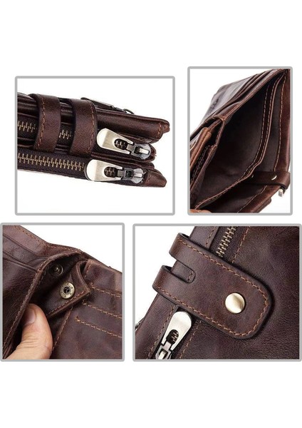 Erkek Cüzdan Geniş Uygulama Aşınmaya Dayanıklı Sığır Derisi Erkek Cüzdan Yurt Dışından fırsatları