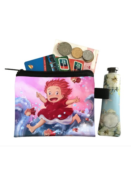 Yeni Varış Totoro/ruhların Kaçışı Karikatür Küçük Cüzdan Kadın Kızlar Sevimli Kedi Kart Tutucu Fermuar Debriyaj Bozuk Para Cüzdanı Yurt Dışından indirimleri