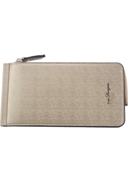 Deabolar Severler Uzun Stil Ultra Ince Kart Setleri Çoklu Kart Uçları Büyük Kapasiteli Cüzdan Fermuar Altın Çanta Yurt Dışından