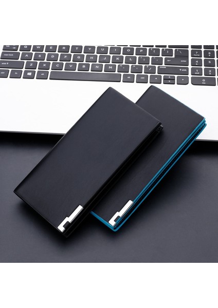 Yeni Erkek Cüzdan Ince Ince Cüzdan Uzun Erkek Iş El Çantası Bozuk Para Cüzdanı Lüks Marka Erkek Cüzdan Carteira Masculina Kart Sahibi Yurt Dışından fiyatları