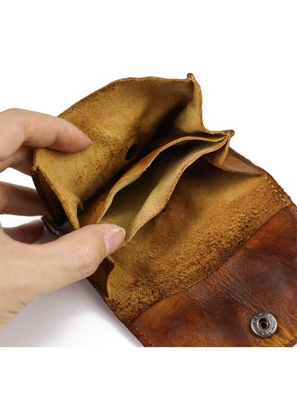 El Yapımı Retro Para Cebi, Mini Moda Cüzdan, Erkekler ve Kadınlar Için Bozuk Para Kesesi/para Cebi/kart Kılıfı Yurt Dışından fırsatları