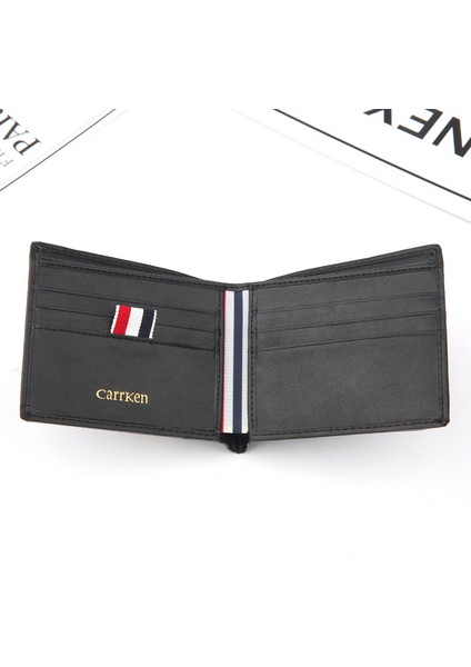 2018 Cüzdan Erkek Kısa Bölüm Yatay Gençlik Cüzdanı Kişilik Yaratıcı Moda Ultra Ince Öğrenci Cüzdanı Erkek Nokta Yurt Dışından fırsatları