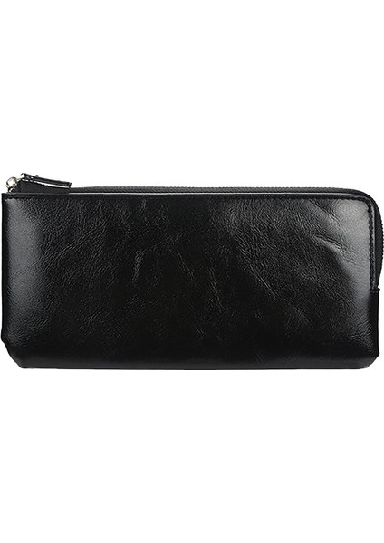 Baellerry Cüzdan Cep Telefonu Cebi Uzun Bozuk Para Çantaları Erkekler Kadınlar Için Debriyaj Iş Erkek Cüzdan Vintage Büyük Ince Cüzdan Kımlık Sahipleri Siyah Yurt Dışından modelleri