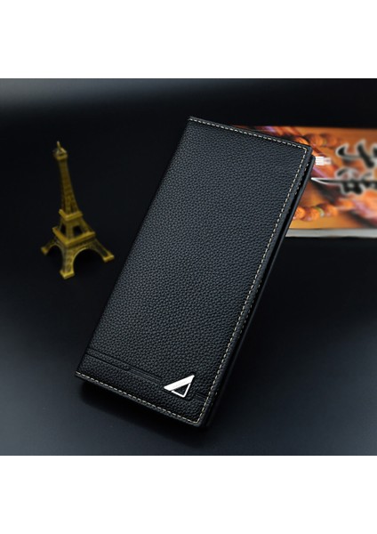 Microgood Retro Erkek Deri Uzun Çanta Çok Yuvalı Kart Nakit Tutucu Debriyaj Cüzdan Yurt Dışından fırsatları