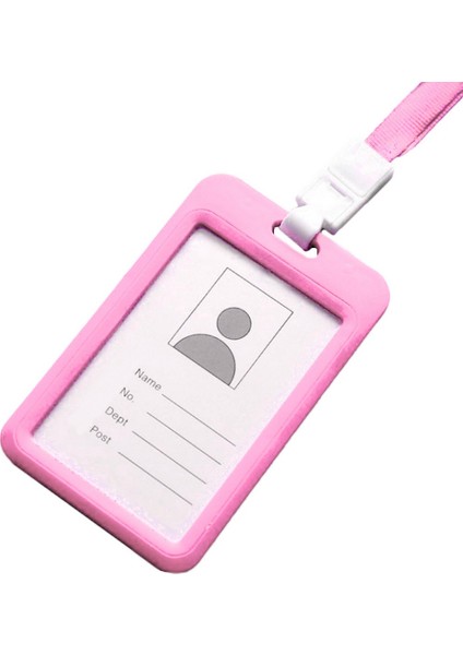 Taşınabilir Renkli Boyun Askısı Asılı Çalışan Kimlik Kartı Tutucu Adı Etiketi Ipi Yurt Dışından