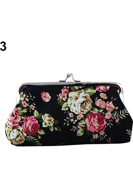 Microgood Kadın Bozuk Para Cüzdanı Para Çantası Kılıf Cüzdan Anahtarları Kart Kılıfı Büyük Çiçek Desenli Çile Yurt Dışından fiyatları