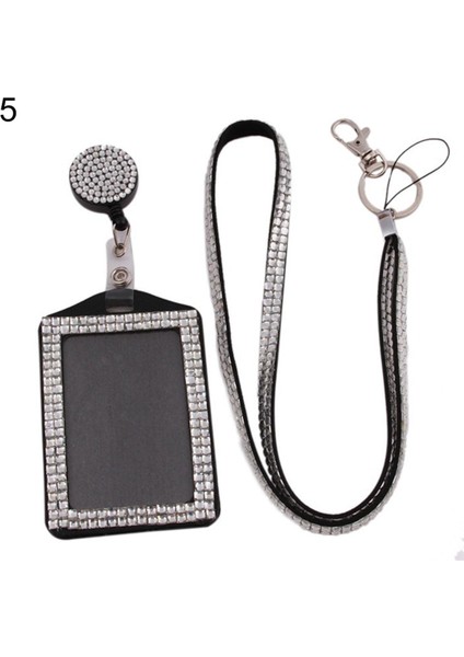 Geri Çekilebilir Kimlik Kartı Boyun Kordonu Taklidi Kılıf Isim Etiketi Kart Tutucu Kapak Yurt Dışından