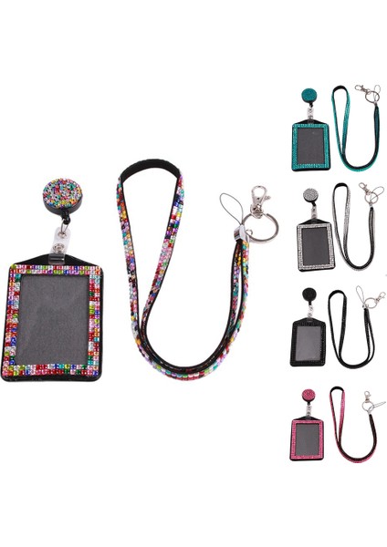 Geri Çekilebilir Kimlik Kartı Boyun Kordonu Taklidi Kılıf Isim Etiketi Kart Tutucu Kapak Yurt Dışından modelleri
