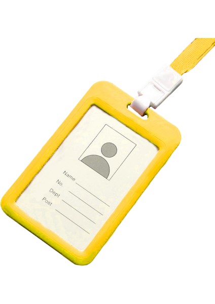 Taşınabilir Renkli Boyun Askısı Asılı Çalışan Kimlik Kartı Tutucu Adı Etiketi Ipi Yurt Dışından fırsatları