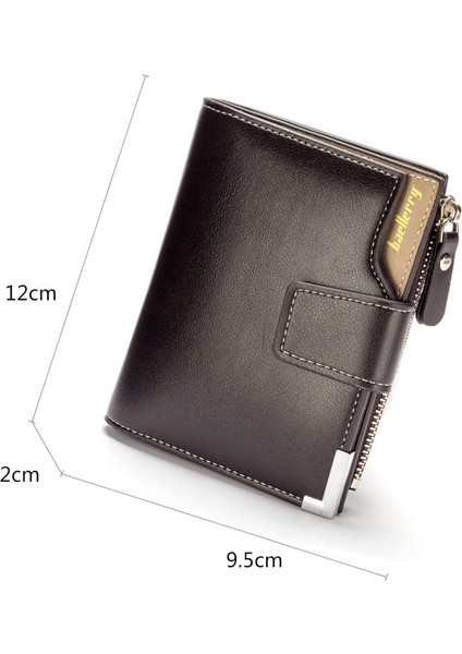 Kısa Lüks Erkek Cüzdan Fermuarlı Para Cebi Kart Sahibinin Erkek Cüzdan Debriyaj Fotoğraf Tutucu Adı Kazınmış Marka Erkek Çantalar Cüzdan Yurt Dışından fiyatları