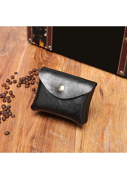1'li Paket Vintage Çift Katmanlı Saklama Çantası Para Çanta Erkek Cüzdan Pu Deri Iş Cüzdan Kadın Kimlik Kredi Kartı Sahipleri Kılıfı Yurt Dışından