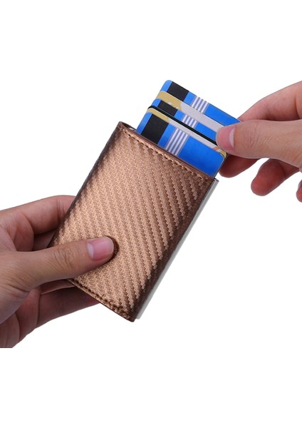 Erkek Kartlıklı Ince Cüzdan Sihirli Üç Katlı Deri Ince Mini Cüzdan Küçük Para Çantası ÇantaHaki Yurt Dışından indirimleri