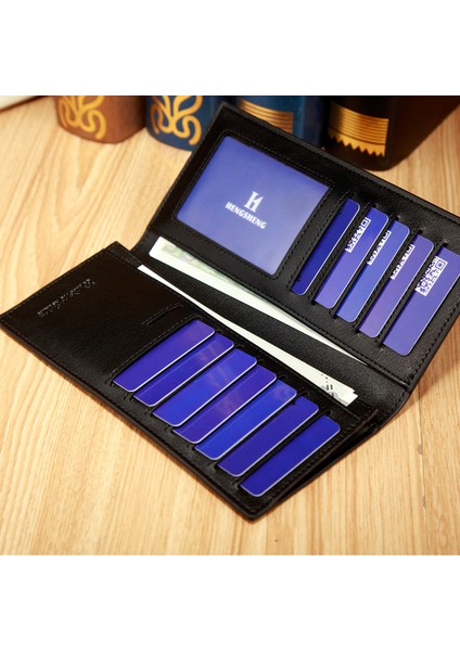 Hengsheng Erkek Cüzdanı Uzun Kore Versiyonu Çoklu Kart Cüzdanı Büyük Kapasiteli Cüzdan Erkek Fabrikası Fabrika Satışları Yurt Dışından modelleri