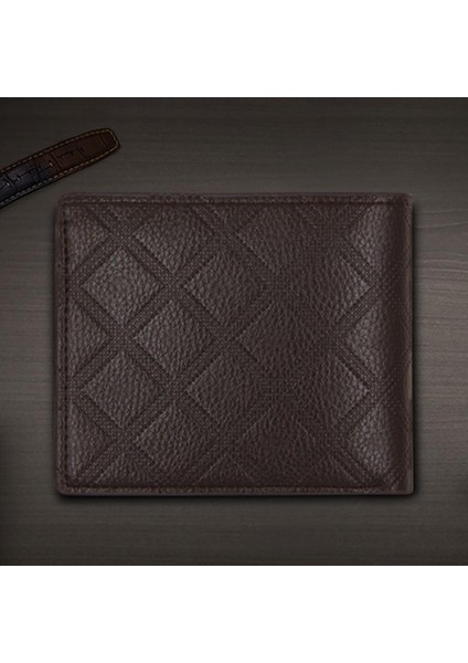 Erkek Kısa Cüzdan Yeni Buff Enine Iki Katlı Cüzdan Künye Ekose Moda Erkek Cüzdan Yurt Dışından