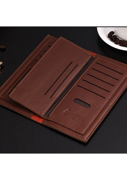 Hengsheng Erkek Cüzdan Uzun Üç Katlı Düz Renk Yumuşak Cüzdan Çoklu Kart Yuvası Bilet Klipsi Üreticileri Fabrika Satış Sınır Ötesi ETicaret Moda Markası Yurt Dışından fiyatları