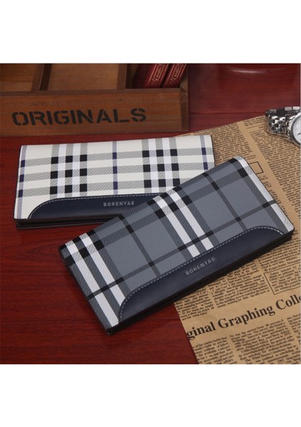 Fabrika Doğrudan Satış Guangzhou Butik Cüzdan Erkek Rahat Cüzdan Gençlik Öğrenci Ekose Cüzdan Adına Nokta Yurt Dışından fiyatları