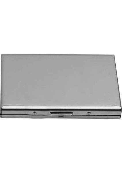 Microgood Paslanmaz Çelik Metal Iş Kimliği Kredi Kartı Tutucu Cüzdan Cep Kutusu Kasa Yurt Dışından