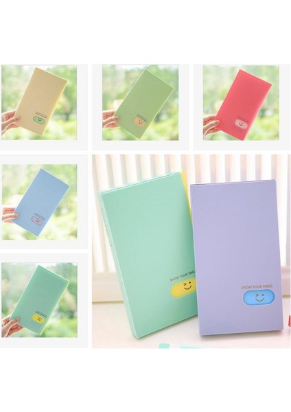 120 Cep Fotoğraf Albümü Gülen Yüz Şeker Renk Kımlık Iş Adı Kart Tutucu Kitap Yurt Dışından modelleri