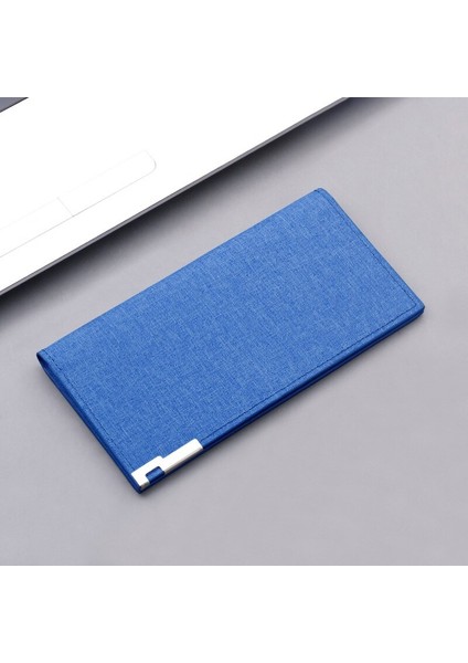 Kanvas Cüzdan Erkek Siyah/mavi/gri Ince Para Çantası Erkek Kartvizitlik Cüzdan Kılıf 12 Bit + 2 Büyük Pozisyon + 1 Fotoğraf Bit Yurt Dışından fırsatları