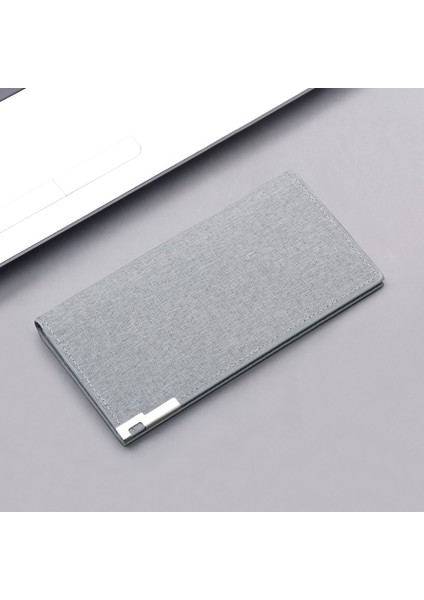 Kanvas Cüzdan Erkek Siyah/mavi/gri Ince Para Çantası Erkek Kartvizitlik Cüzdan Kılıf 12 Bit + 2 Büyük Pozisyon + 1 Fotoğraf Bit Yurt Dışından indirimleri