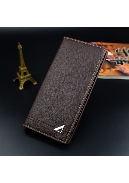 Erkekler Uzun Cüzdan Çanta Çanta Mini Pu Dayanıklı Moda Yumuşak Para Para Kartları Tutucu Yurt Dışından indirimleri