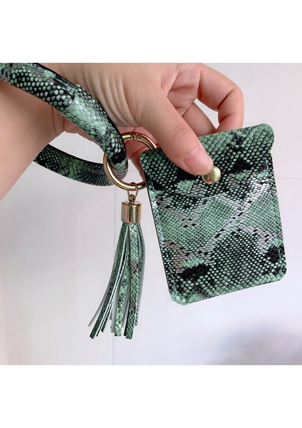 Mini Kadın Düz Renk Püskül Deri Anahtarlık Sikke Kese Çanta Kart Çantası Yurt Dışından indirimleri