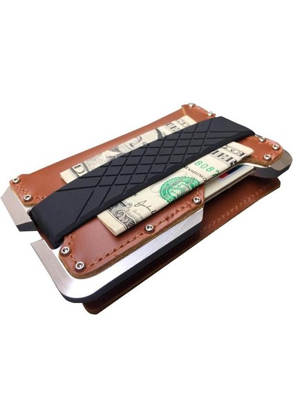 Erkekler Karbon Fiber Para Klipsli Cüzdan Minimalist Çok Fonksiyonlu Kart Kart Erkek Cüzdan Metal Çanta AntiManyetik Kart Tutucu Kart Kredi Kredi Çanta Deri Rfid Kutusu Iş D9C5 Yurt Dışından