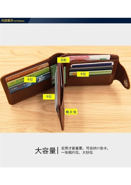 Küçük Cüzdan Tarzı Cartera Hombre Timsah Lüks Cüzdan Erkek Cüzdan Kısa Çanta Billetera Hombre Erkek Cüzdan Vintage Yurt Dışından fırsatları