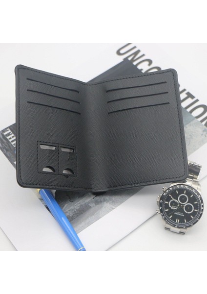 Iş Erkek Cüzdan Cüzdanının Kore Versiyonu Moda Basit Çok Fonksiyonlu Cüzdan Trendy Erkek Dikey Cüzdan Cüzdan Yurt Dışından fırsatları