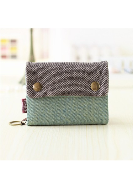 2020 Kadın Pamuklu Kumaş Kısa Cüzdan Kadın Büyük Kapasiteli Gri Mavi Bayan Denim Çok Fonksiyonlu Erkek Çanta Mini Yurt Dışından fiyatları