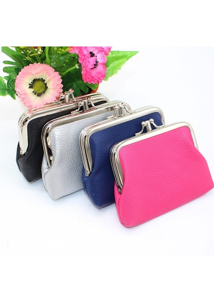 Vintage Pu Deri Bozuk Para Cüzdanı Kadın Moda Kartlıklı Cüzdan Metal Çerçeve Para Çantası Küçük Katı Değişim Çanta Bayan Mini Para Çantası Yurt Dışından fiyatları