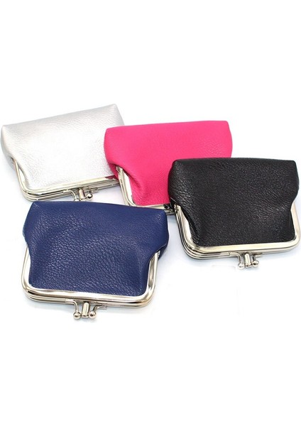 Vintage Pu Deri Bozuk Para Cüzdanı Kadın Moda Kartlıklı Cüzdan Metal Çerçeve Para Çantası Küçük Katı Değişim Çanta Bayan Mini Para Çantası Yurt Dışından modelleri