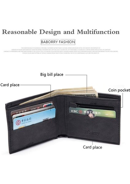 Moda Erkek Erkek Cüzdan Çanta Kart Yeri Nakit Para Çantası Kısa Katlanır Fermuar Yurt Dışından modelleri