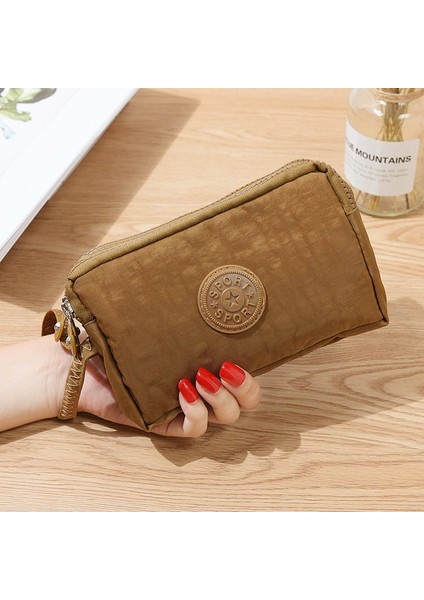 Sıcak Kadın Cüzdan Kanvas Çift Fermuarlı Çanta Büyük Kapasiteli Katı Kadın Debriyaj Telefonu Çanta Taşınabilir Kadın Çantalar Kart Tutucu Yurt Dışından indirimleri