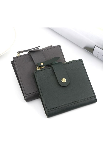 Cüzdan Çok Yuvalı Kolye Fermuar Kare Kısa Toka Katlanır Kadın Cüzdan Alışveriş Için Yurt Dışından indirimleri