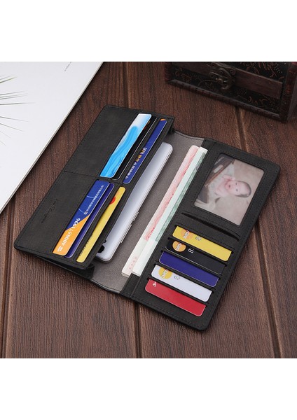 Erkek Cüzdan Erkek Uzun Cüzdan Ince Retro Dolar Çantası Erkek Cüzdan Takım Çantası Gelgit Marka Yumuşak Cüzdan Yurt Dışından modelleri