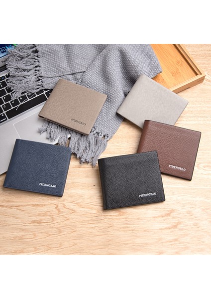 Pidenbao'nun Yeni Erkek Cüzdanı Kore Versiyonu Çok Fonksiyonlu Kısa Yatay Erkek Klipsi Moda Adına Çapraz Desenli Öğrenci Çantası Yurt Dışından fiyatları