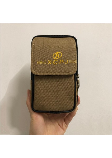 Moda Yeni Çift Katmanlı Kapaklı Yıkama Bezi Spor Değişim Açık Çanta Erkek Eğlence Cep Telefonu Çanta Bel Paketi Fanny Paketi Yurt Dışından